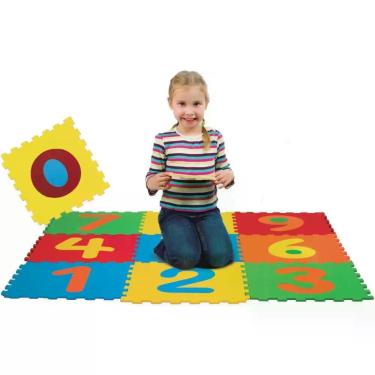 Imagem de Brinquedo Pedagogico EVA Numeros 28X28CM 5MM 10 Pecas - EVAMAX
