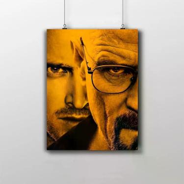 Imagem de Placa Decorativa Breaking Bad - Heisenberg e Jesse Série - nerdecs