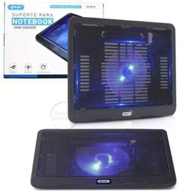 Imagem de Cooler base para notebook 15.4 com suporte knup - kp-9014