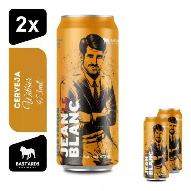 Imagem de Cerveja Bastards Jean Le Blanc Witbier 473ml Kit 2unidades - Cervejari