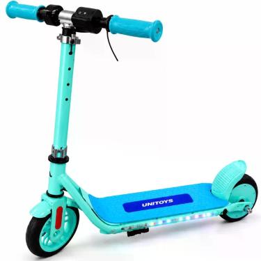 Imagem de Patinete Elétrico Infantil Unitoys 150W Autonomia 8 a 12 Km Capacidade 60 kg Azul