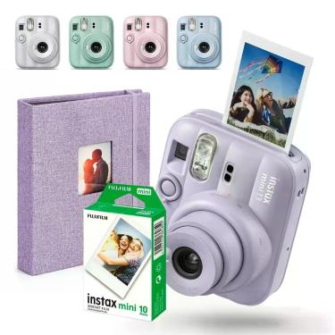 Imagem de Kit Câmera Instax Mini 13 Fujifilm Lilás Com 10 Filmes Instax + Albúm 