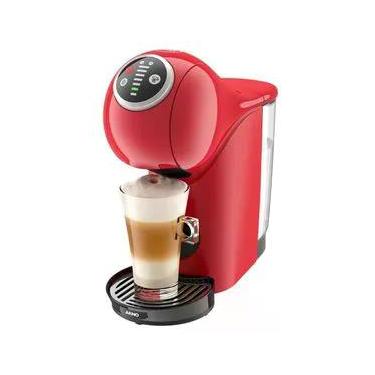 Imagem de Cafeteira de Cápsulas Dolce Gusto Genio S Plus Vermelho com Função Extragrande 220V