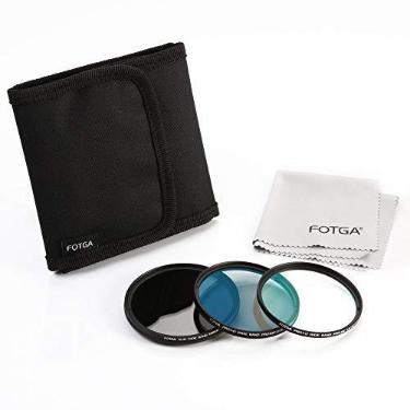 Imagem de Kit de filtros de lente Fotga Slim Camera (filtro ND2-ND400 ND variável + filtro MC UV + filtro MC CPL) + bolsa de filtro, 55MM