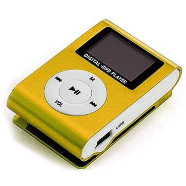 Imagem de Qudai Mini Leitor de Música MP3 Portátil Metal Clip-on Leitor MP3 com Tela LCD Suporte Cartão TF Ampla Aplicação Preto BD