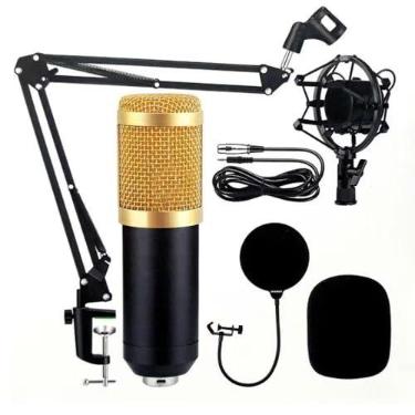 Imagem de Kit Microfone Estúdio BM800 + Pop Filter + Aranha + Braço Articulado 813 - Lorben