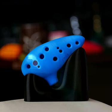 Imagem de Flauta Zelda Ocarina Of Time 12 Furos Cores:Azul - Allien3d, Azul