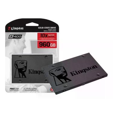 Imagem de SSD Sata 3.0 6Gb/s 960GB Interno Kingston A400 SA400S37/960G - Congrat