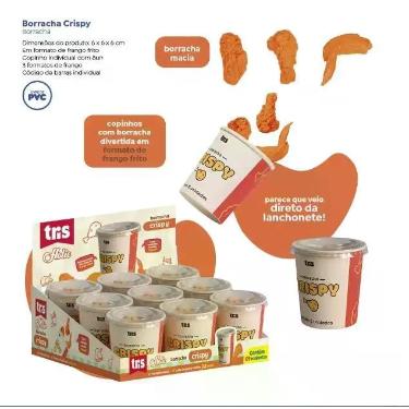 Imagem de Borracha HOLIC CRISPY POTE 8 BORRACHAS TRIS