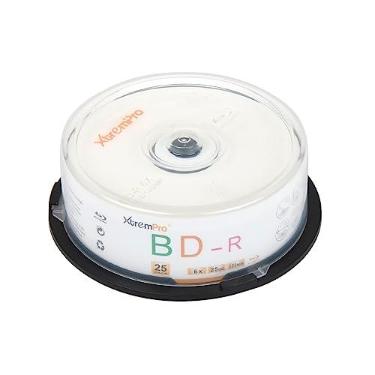 Imagem de XtremPro Bd-R 6X 25GB 135min Blu-Ray Pacote com 25 discos em branco no eixo - 11051