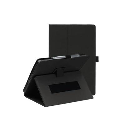 Imagem de Capa para XPPen Magic Note Pad 27 cm, capa dobrável de couro PU FJIASTB com suporte para caneta e alça de pulso, portátil para viagens de negócios (preto)