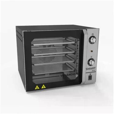 Imagem de Forno Convector Smart Elétrico Preto E Painel Inox Fcsb4e Prin 220v - Met. Venâncio