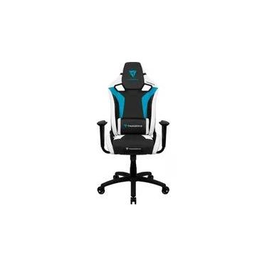 Imagem de Cadeira Gamer ThunderX3 XC3, Até 120Kg, Reclinável, Com Almofadas, Cilindro de Gás Classe 4, Preta e Azul - 78313