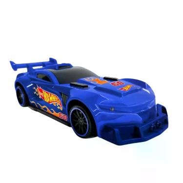 Imagem de Hot Wheels Carros Track Ripper Azul com Luz e Som 42cm Tamanho Multiki