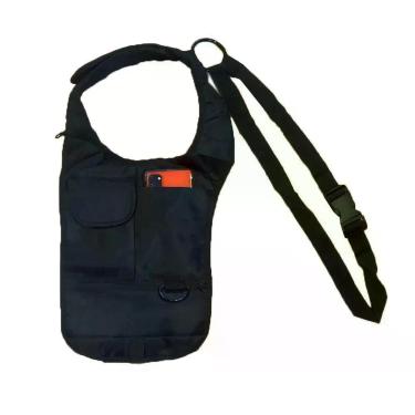 Imagem de Bolsa Oculta de Ombro Antifurto Shopmix em Metal e Nylon e Tela 32X22C