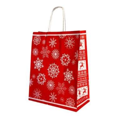 Imagem de Kit 10 Sacola Rena Presente De Natal 2025 Vários Tamanhos - DB, (2955)