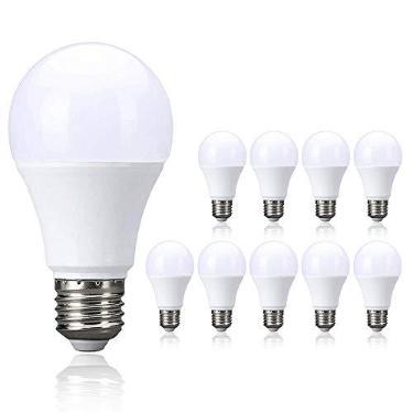 Imagem de Lâmpada LED de 7 watts com rosca Edison E27, padrão globo, feixe de 270°, luz branca quente (2700-3000K), equivalente a lâmpadas incandescentes de 60W, não dimerizável, pacote com 10 unidade