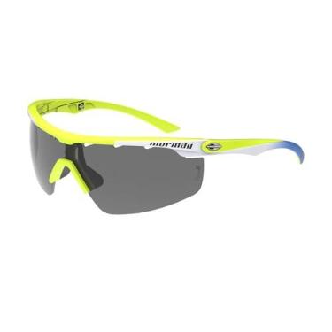 Imagem de í culos Solar Mormaii Athlon 4 M0042j9901 Amarelo Fosco Lente Cinza cat1 - Amarelo