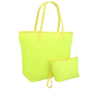 Imagem de Bolsa de Ráfia Marilsa Bauarte, Amarelo