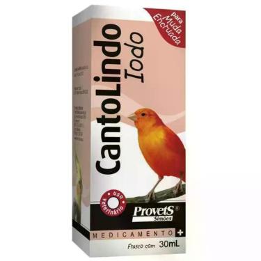 Imagem de Cantolindo Iodo 20ml - Muda De Pena Encruada Pássaros E Aves - Canto l
