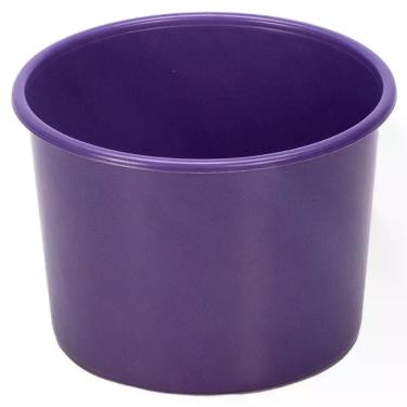 Imagem de Baldinho de Pipoca em Plástico PP Ou PE 1 e 5 l Kit 20 Unidades Roxo para Festas e Lembrancinhas OEM