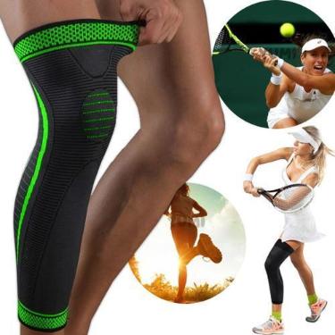 Imagem de Joelheira Ortopédica Elástica Faixa De Compressão Esportes Lesões Atle