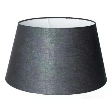 Imagem de Cúpula para abajur luminaria 25x30x20cm Tecido Algodão Soquete Naciona