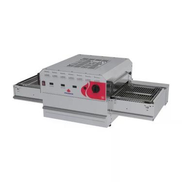 Imagem de Forno Elétrico de Esteira para Pizza Progás Elétrica PRFE-400 e em Aço Inox com Controle Digital e Visor Cinza 380V