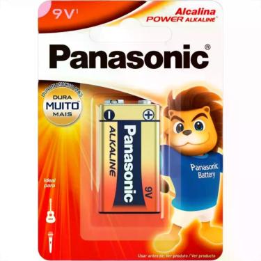 Imagem de Pilha Panasonic Alcalina Bateria 9V Com 1 Peca 6Lf22Xab/1B24