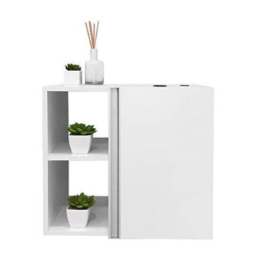 Imagem de Conjunto Gabinete para Banheiro Branco 55cm sem Cuba Harpia