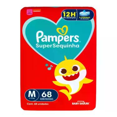 Imagem de Fralda Pampers Supersequinha Super Tam M C/68un - Procter