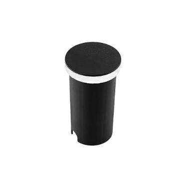 Imagem de BALIZADOR DE SOLO LED TASCHIBRA EDGE REDONDO 1W 3000K PRETO IP67