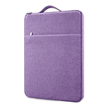 Imagem de MicaYoung Capa para laptop de 15 polegadas compatível com MacBook Air de 15 polegadas M4 M3 M2/Pro 15 A1707 A1990, capa impermeável para Chromebook, bolsa com zíper para computador com bolso para