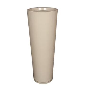 Imagem de Vaso de Planta Decorativo em Polietileno Vasos para Plantas Grandes Coluna Luxo Moderno Casa e Jardim(1,bege liso)