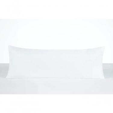 Imagem de Capa De Travesseiro Para Corpo Xuxão Suavitec Micropercal 200 Fios - Branco