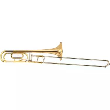 Imagem de Trombone Yamaha YSL-356G Afinação Bb-F Qualidade Profissional Dourado