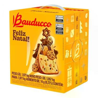 Imagem de Kit Cesta De Natal Bauducco Pequena 14 Itens