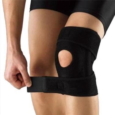 Imagem de Joelheira Ajustável Articulada e Regulável Neoprene Tamanho:ÚnicoCor:P