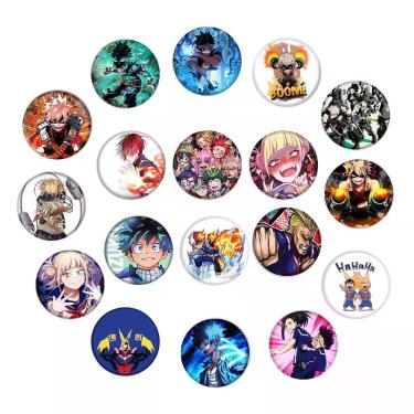 Imagem de Broche Babymiu 3,8 cm  Pacote com 18 unidades  Design Anime