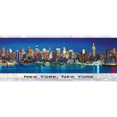 Imagem de Buffalo Games Nova York - Quebra-cabeça panorâmico - brilha no escuro