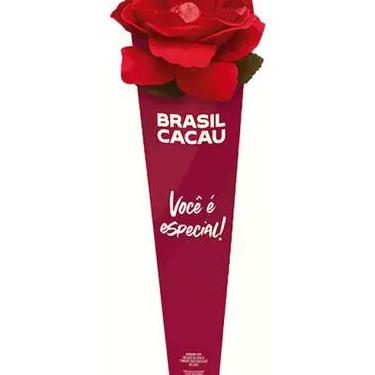 Imagem de Bombom Rosa Com Cartucho E Cabo Artificial Brasil Cacau 12g