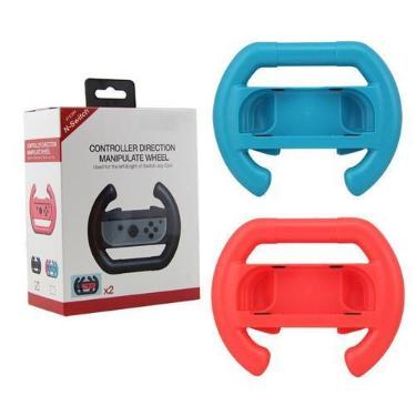 Imagem de Par Volante Nintendo Switch Controle Joy-con Grip Azul e Vermelho - Ge