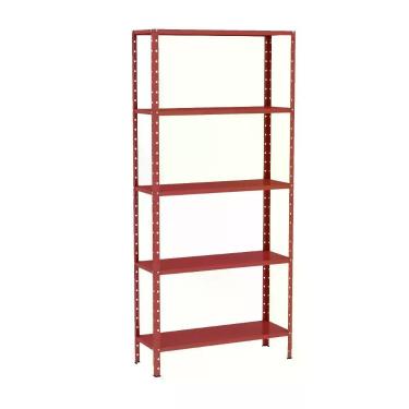 Imagem de Estante EAF005 sem Porta 5 Prateleiras Aço 80CM Vermelho Elite Aço