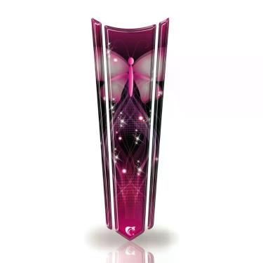 Imagem de Adesivo Faixa Gravata Tanque Moto Resinado Rosa