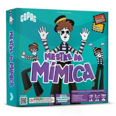 Imagem de Jogo de Cartas Mestre da Mímica com Ampulheta  180 Cartas Divertidas -