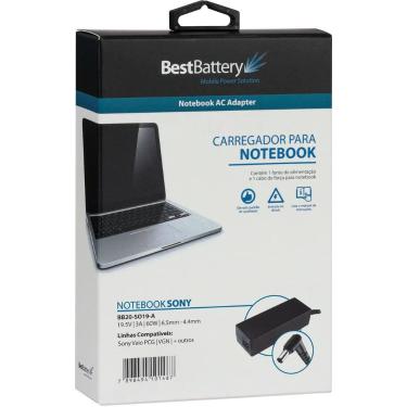 Imagem de Fonte Carregador para Notebook Sony Vaio PCG-F450 - BestBattery, 65 Wa