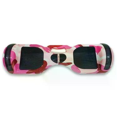 Imagem de Hoverboard Overboard Skate Elétrico Led Rosa Camuflado Nº13