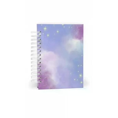 Imagem de Agenda 1 Dia Por Página A5 Capa Floral Roxa - Congratulations Store