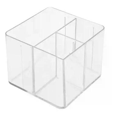 Imagem de Porta Objetos Com 3 Divisórias 3020h Cristal - Dello