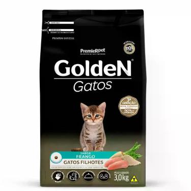 Imagem de Ração Golden Gato Filhote Frango 3kg Premium Especial para Filhotes de